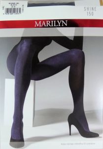 Marilyn SHINE 150 R3/4 rajstopy grey melange